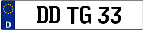 Truck License Plate